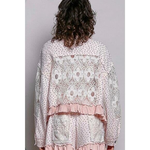 POL Pink Floral Jacket - Picture 4 of 7